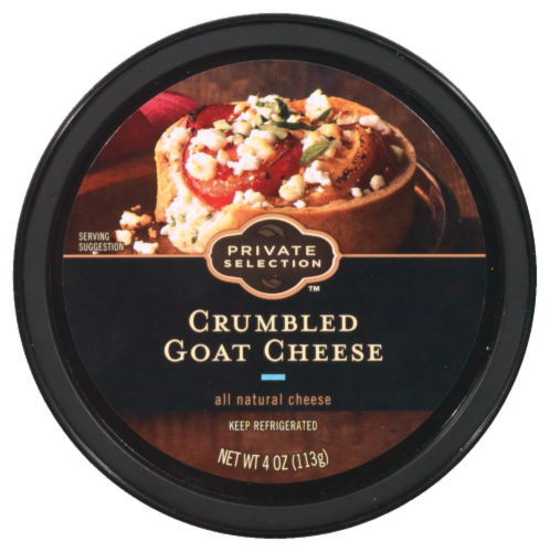 Private Selection™ Crumbled Goat Cheese Perspective: front