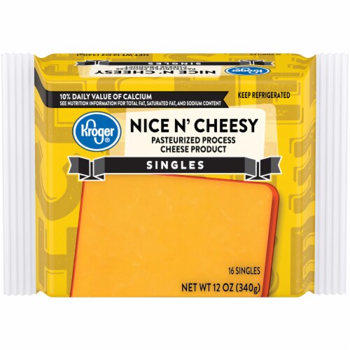 Kroger® Nice N' Cheesy Singles Perspective: front