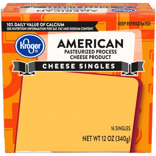 Kroger® American Cheese Singles, 16 ct / 12 oz - Kroger