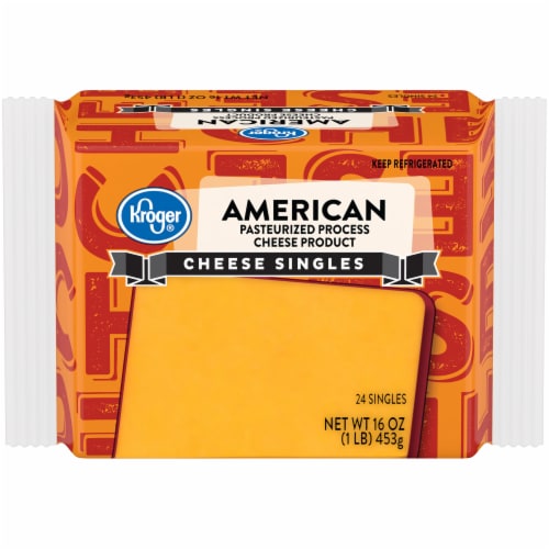 Kroger® American Cheese Singles Perspective: front