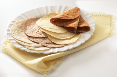 Bakery Fresh Goodness Made Whole Wheat Flour Tortillas Perspective: front