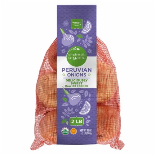 Simple Truth Organic™ Peruvian Onions Bag Perspective: front