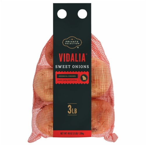 Private Selection® Vidalia® Sweet Onion 3 lb Bag Perspective: front