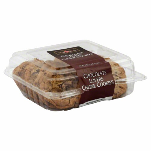 Private Selection Chocolate Lovers Chunk Cookies Perspective: front