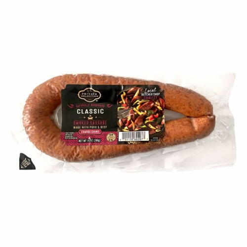 Private Selection® Naturally Hardwood Smoked Sausage Perspective: front