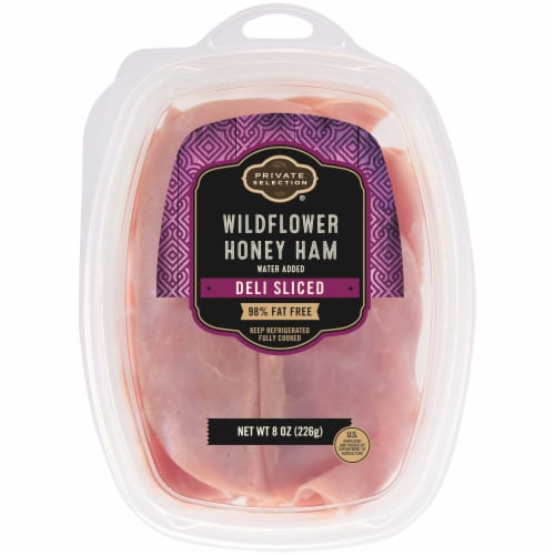 Private Selection® Sliced Wildflower Honey Ham Deli Meat Perspective: front