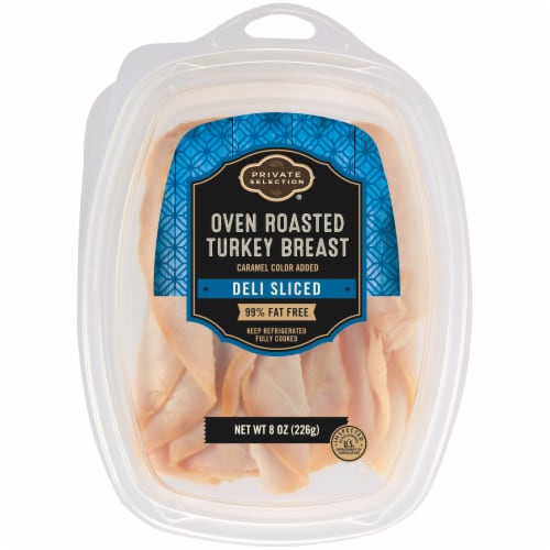 Private Selection® Oven Roasted Turkey Breast Deli Meat Perspective: front