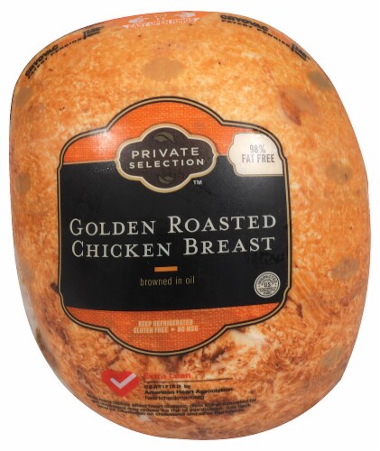 Private Selection™ Roasted Chicken Breast Fresh Sliced Deli Meat Perspective: front