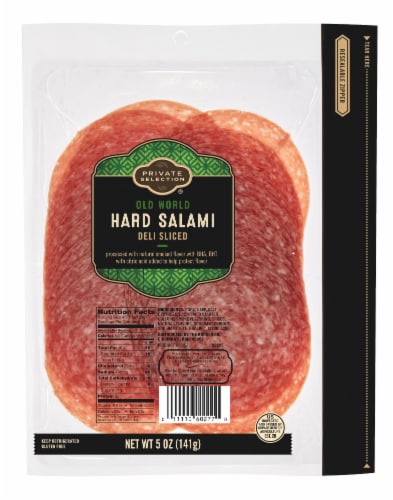Private Selection® Hard Salami Deli Sliced Perspective: front