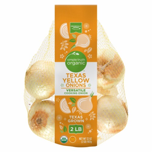 Simple Truth Organic™ Texas Yellow Onions Bag Perspective: front