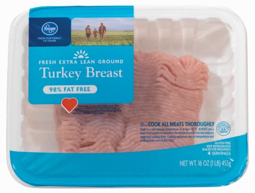Kroger® 98% Fat Free Fresh Extra Lean Ground Turkey Perspective: front