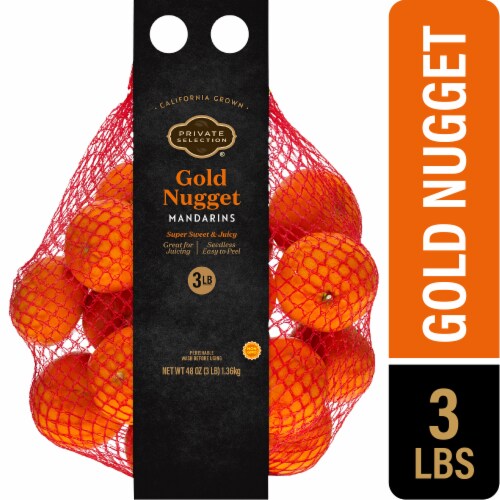 Private Selection® Fresh Seedless Gold Nugget Mandarin Oranges Bag Perspective: front
