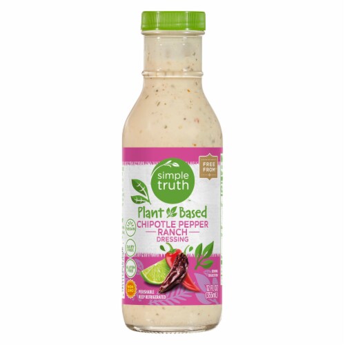 Simple Truth™ Plant-Based Chipotle Pepper Ranch Dressing Perspective: front