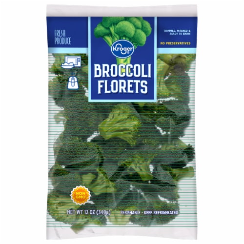 Kroger® Brand Broccoli Florets, 12 oz - Kroger