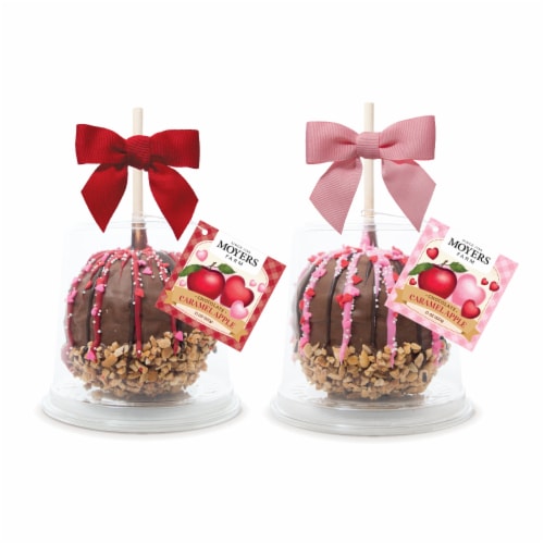 Moyers Farm Chocolate Caramel Apples Perspective: front