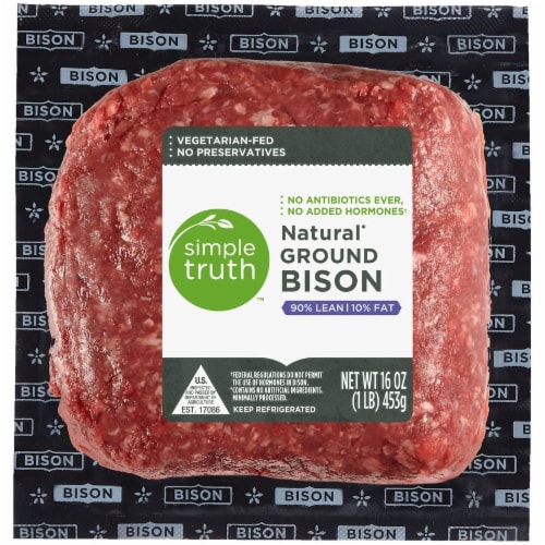 Simple Truth™ 90% Lean Natural Ground Bison Perspective: front