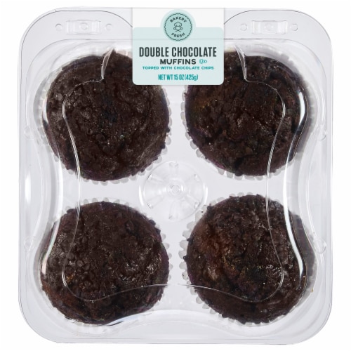 Bakery Fresh Double Chocolate Chip Muffins