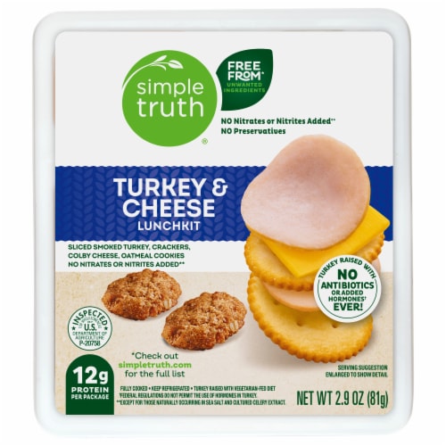 Simple Truth® Turkey & Cheese Natural Lunch Kit Perspective: front