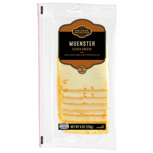 Private Selection® Muenster Sliced Cheese Perspective: front
