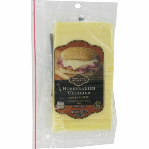 Private Selection™ Horseradish Cheddar Sliced Cheese Perspective: front