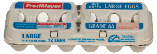 Fred Meyer® Grade AA Large Eggs Perspective: front