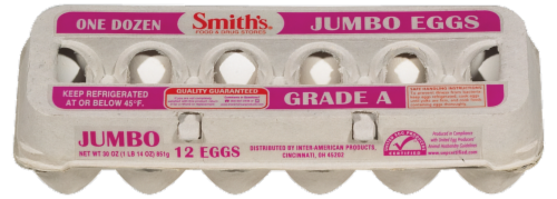 Smith's® Grade A Jumbo Eggs Perspective: front