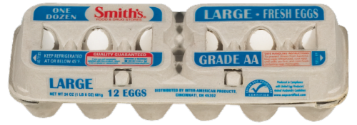 Smith's® Grade AA Large Eggs Perspective: front