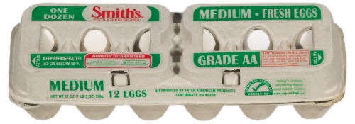 Smiths® Grade AA Medium Eggs Perspective: front
