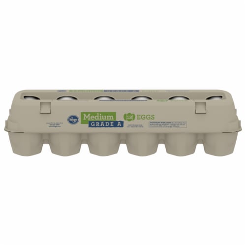 Kroger® Medium Grade A White Eggs Perspective: front