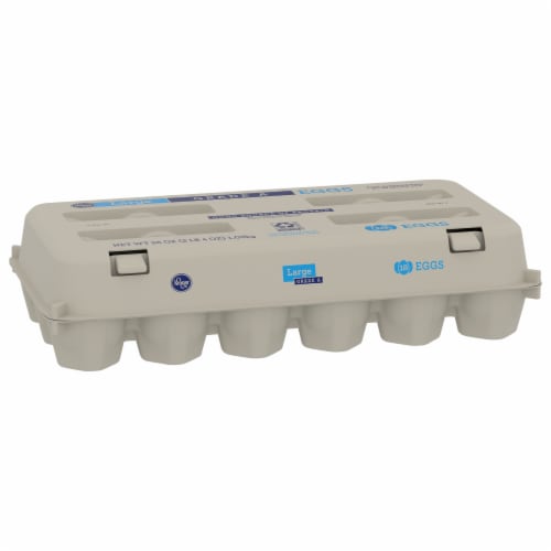 Kroger® Grade A Large White Eggs Perspective: front