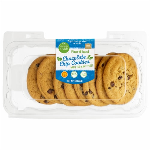 Simple Truth™ Plant-Based Chocolate Chip Cookies Perspective: front