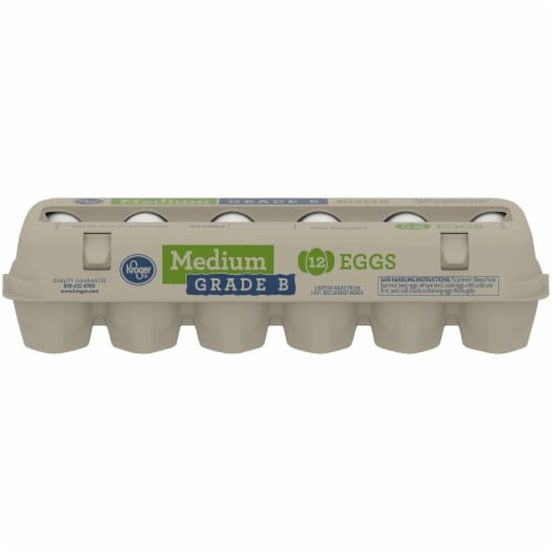 Kroger® Medium White Eggs Perspective: front