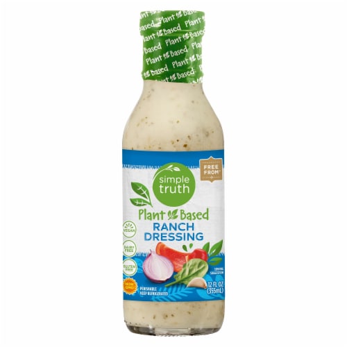 Simple Truth Plant-Based Ranch Dressing Perspective: front