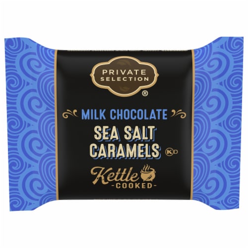 Private Selection® Milk Chocolate Sea Salt Caramels Perspective: front