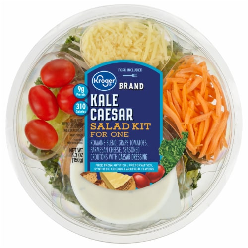 Kroger® Kale Caesar Salad Bowl Kit Perspective: front
