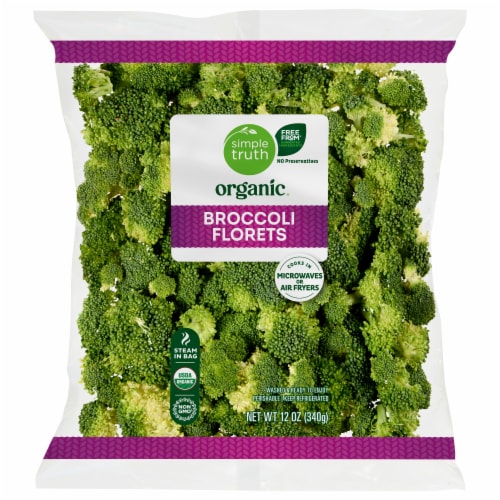Simple Truth Organic 12oz Broccoli Florets Perspective: front