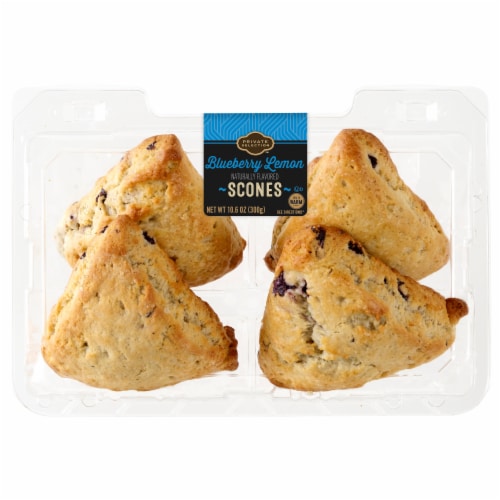 Private Selection™ Blueberry Lemon Scones, 4 ct / 10.5 oz - Ralphs