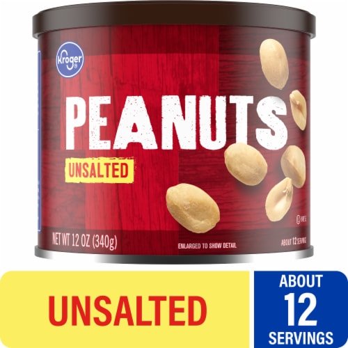 Kroger® Unsalted Peanuts Perspective: front