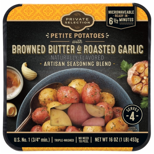 Private Selection™ Brown Butter & Garlic Petite Potatoes Tray Perspective: front