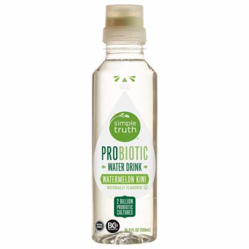 Simple Truth® Probiotic Watermelon Kiwi Water Drink Perspective: front