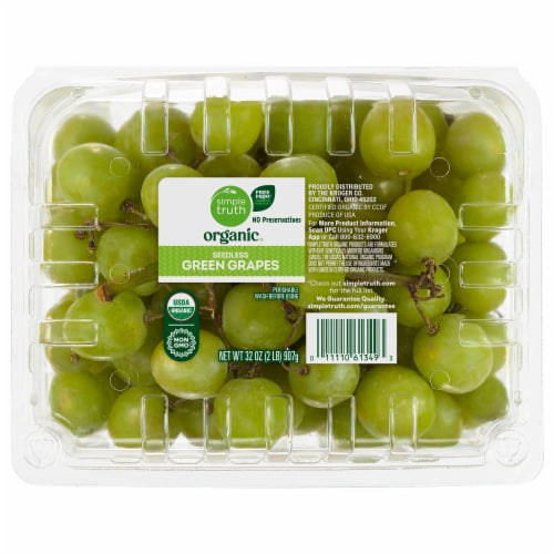 Green Seedless Grapes - 2 Lb