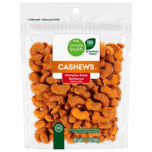 Simple Truth® Memphis Style BBQ Cashews Perspective: front