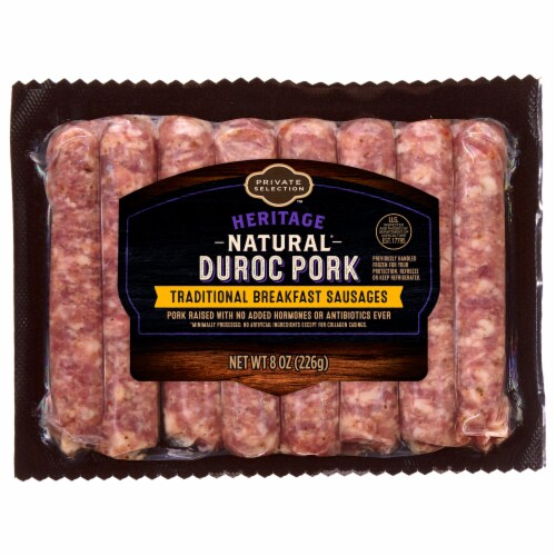 Private Selection™ Natural Duroc Pork Traditional Breakfast Sausage Links Perspective: front