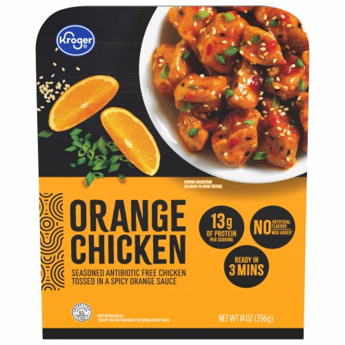Kroger® Orange Chicken Heat & Eat Meal Perspective: front
