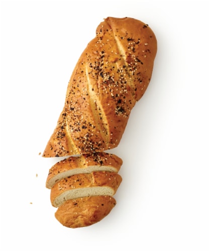 Everything Topped Italian Bread Perspective: front