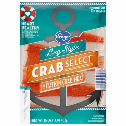 Kroger® Leg Style Crab Select™ Imitation Crab Meat Perspective: front