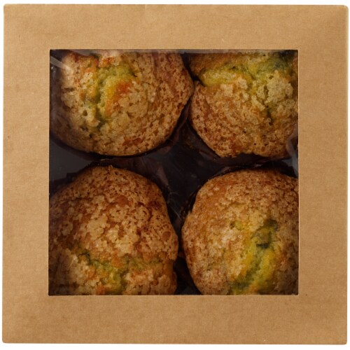 Private Selection Lemon Blackberry Muffins Perspective: front