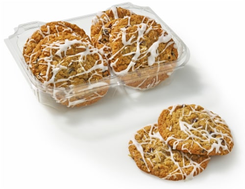 Kroger® Drizzled Oatmeal Raisin Cookies Perspective: front