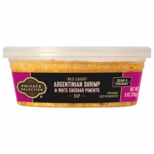 Private Selection Argentinian Red Shrimp & White Cheddar Pimento Dip Perspective: front