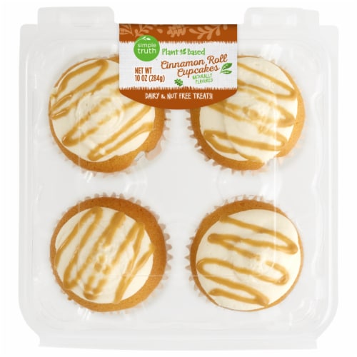 Simple Truth™ Plant Based Cinnamon Roll Cupcake Perspective: front